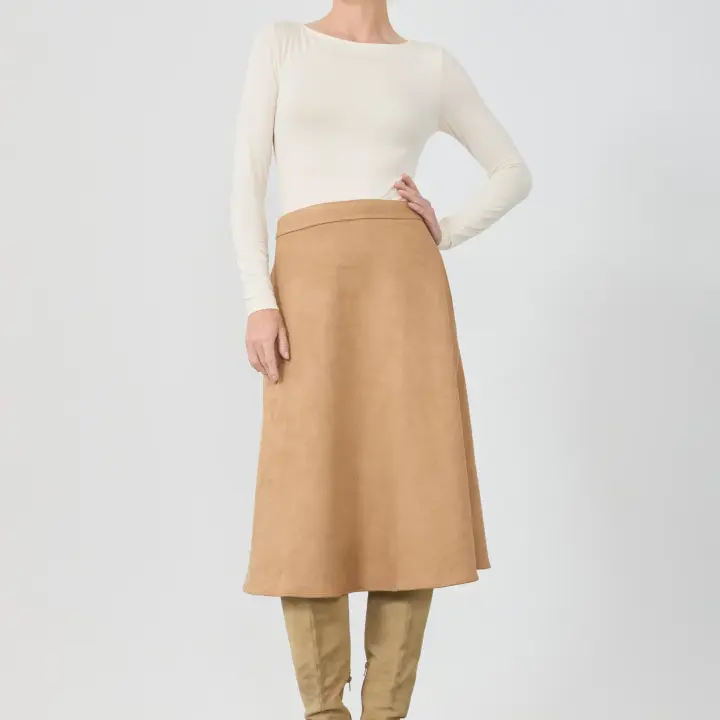"Simply Suede" A-Line Skirt